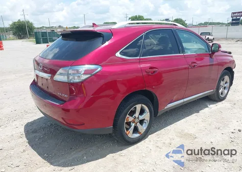2010 Lexus Rx 350 from USA, damaged, VIN 2T2BK1BA6AC064612